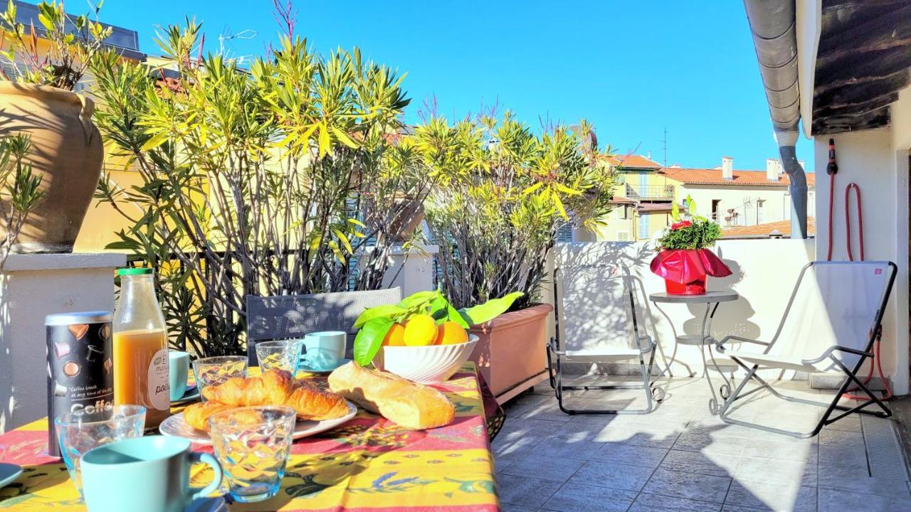 Ze Perfect Place - Appartement De Charme Nicois - 2 Chb & 2 Sdb - Ac - Terrasse - Vieux Nice Bagian luar foto