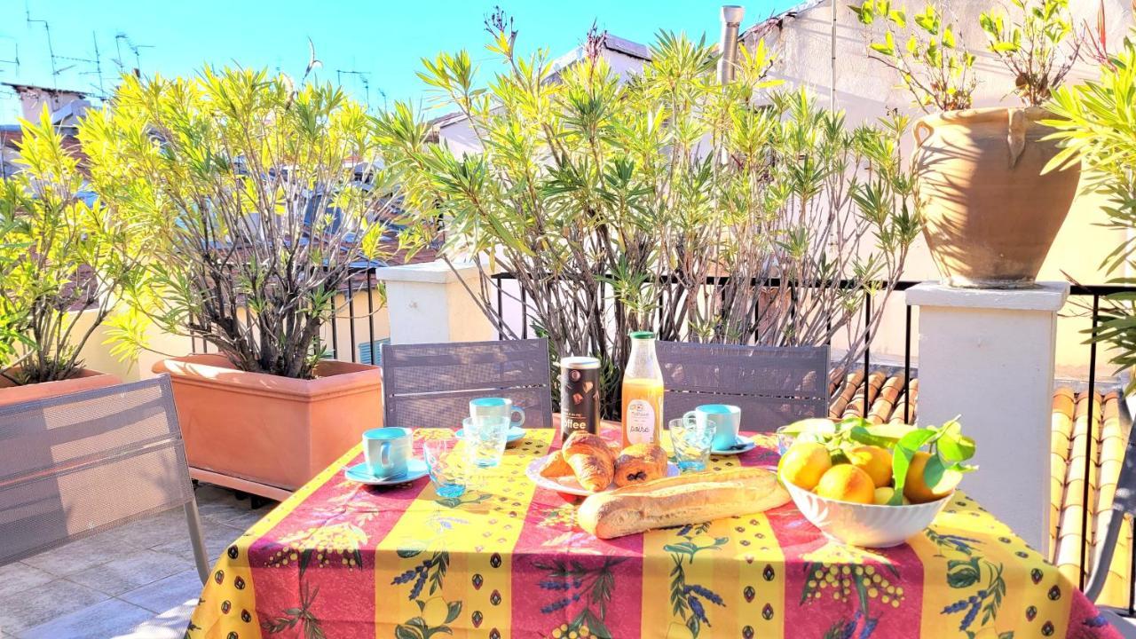 Ze Perfect Place - Appartement De Charme Nicois - 2 Chb & 2 Sdb - Ac - Terrasse - Vieux Nice Bagian luar foto