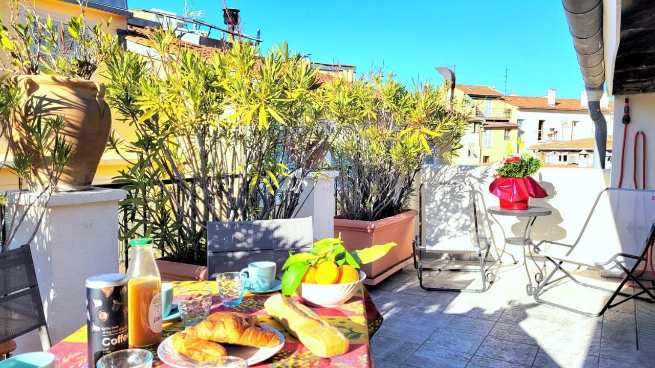 Ze Perfect Place - Appartement De Charme Nicois - 2 Chb & 2 Sdb - Ac - Terrasse - Vieux Nice Bagian luar foto