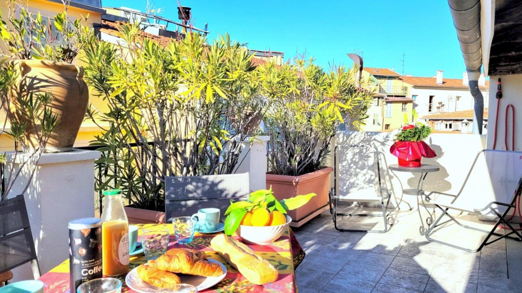 Ze Perfect Place - Appartement De Charme Nicois - 2 Chb & 2 Sdb - Ac - Terrasse - Vieux Nice Bagian luar foto